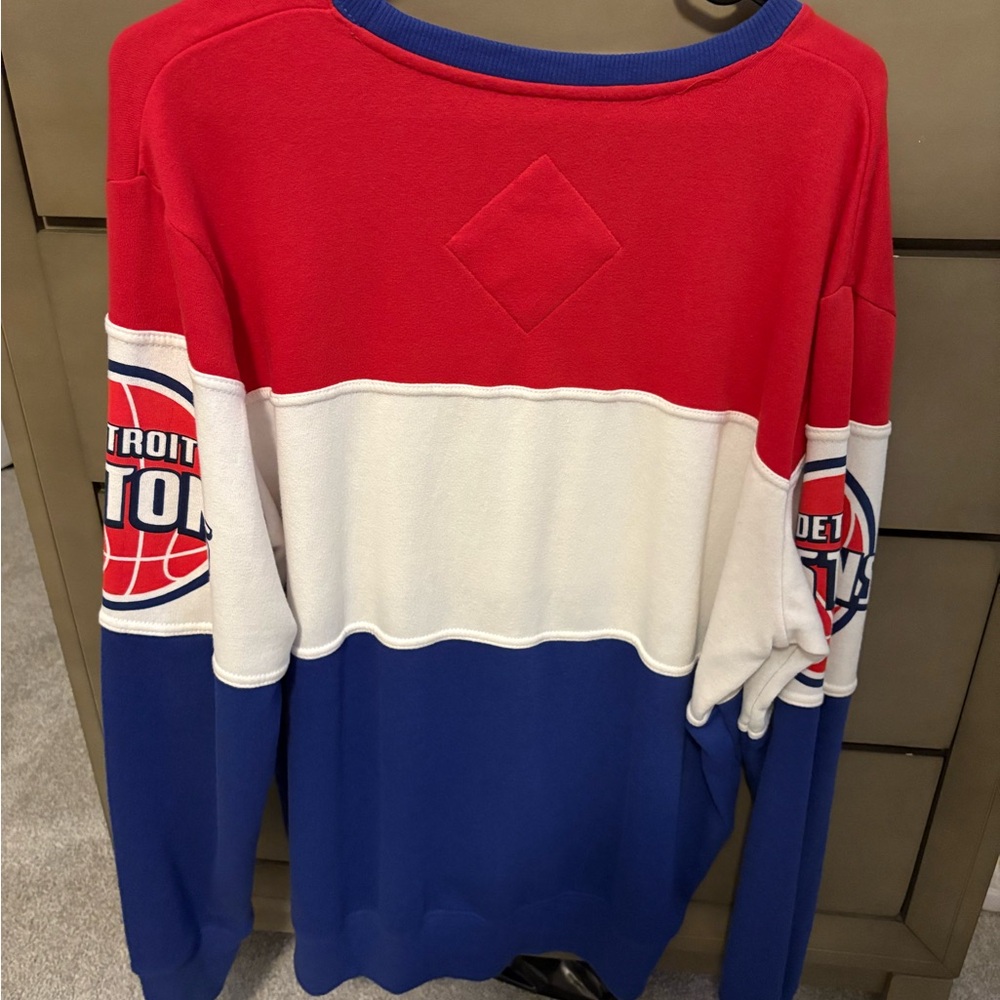 Detroit Pistons Colorblock Sweater - Picture 3 of 4